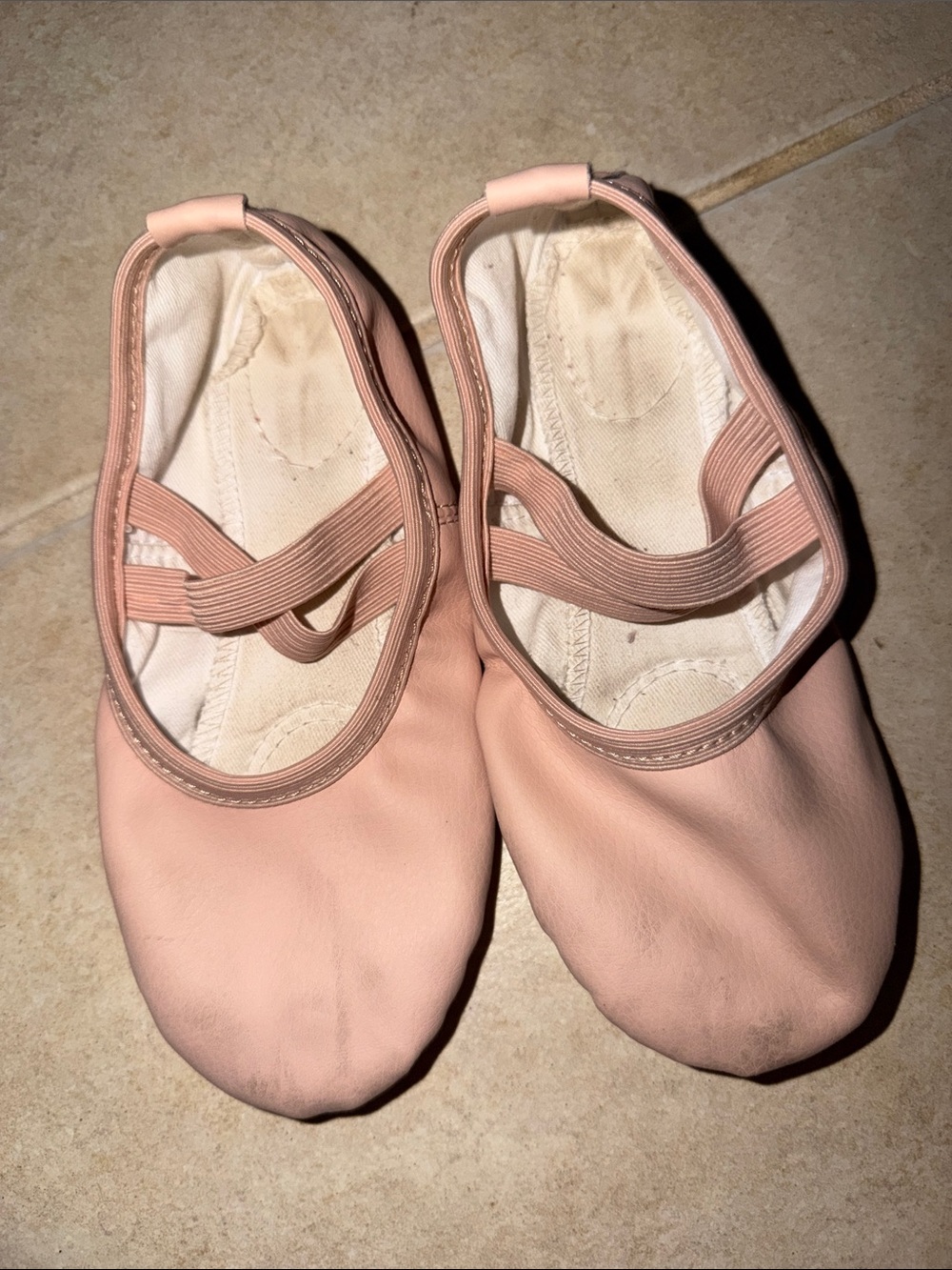 Stelle girls Ballet shoes in Light Pink with Elastic Strap